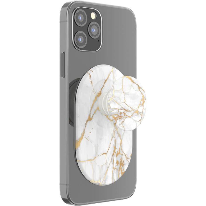 Bild 9, PopSockets PopGrip För MagSafe Guld Lutz Marble