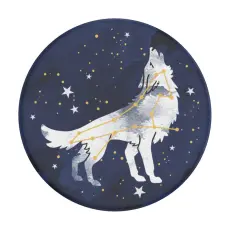 PopSockets Avtagbart Grip med Ställfunktion Sirius Wolf