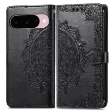 Google Pixel 11 / 11 Pro Fodral Med M&ouml;nster Mandala Svart