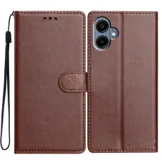 Samsung Galaxy A07 Fodral L&auml;der Brun