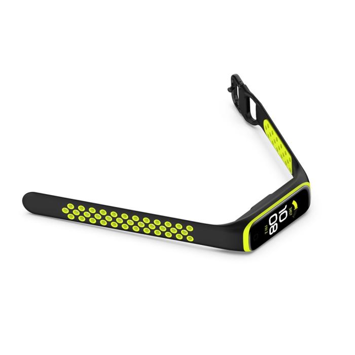 Bild 5, Samsung Galaxy Fit 2 SM-R220 Armband Ihåligt Silikon Svart/Grön