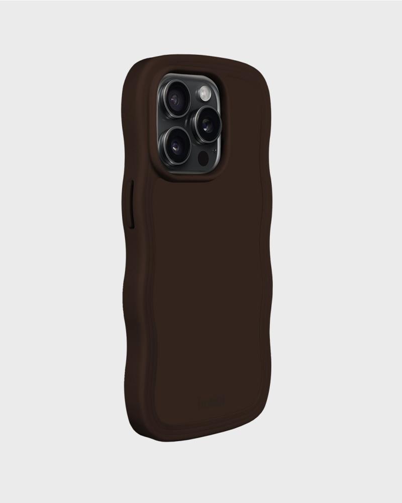 holdit iPhone 15 Pro Max Skal Wavy Chocolate