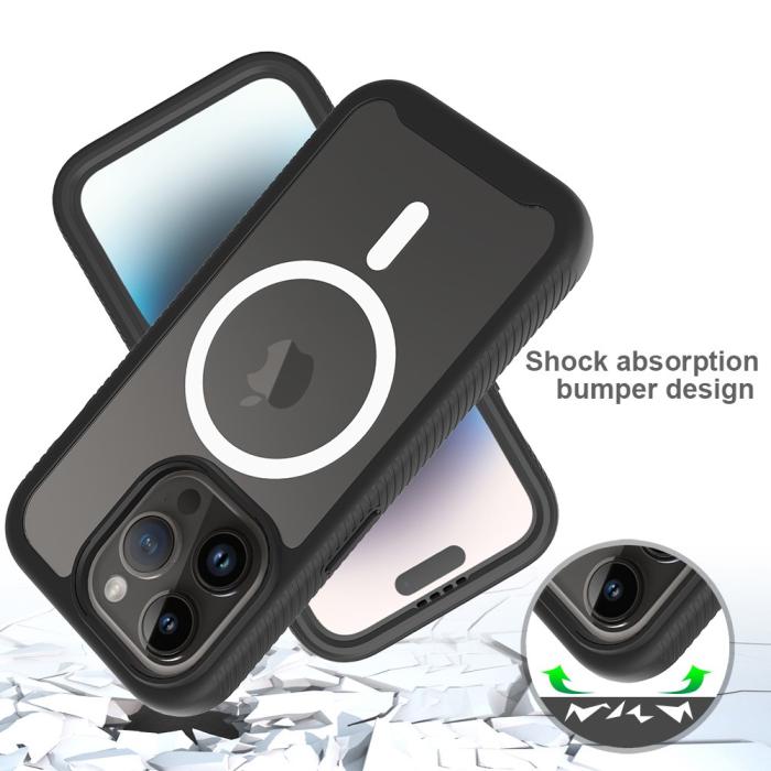 Bild 3, iPhone 15 Pro Skal MagSafe 360 Defense Svart