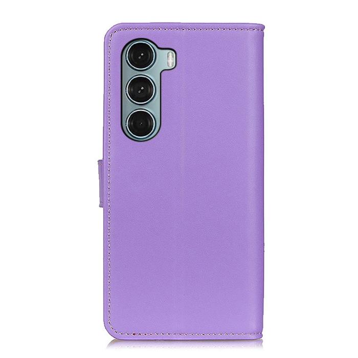 Bild 3, Motorola Moto G200 Fodral Solid Läder Lila