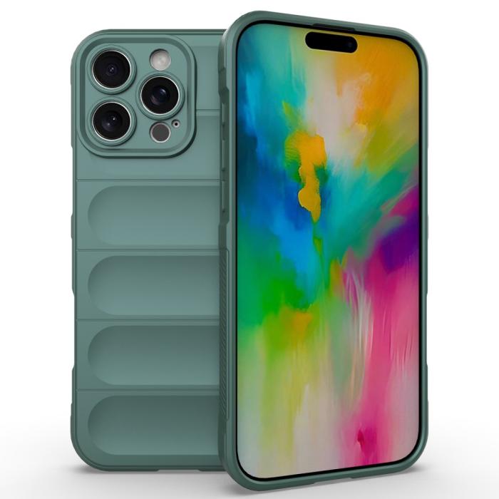 Bild 1, iPhone 16 Pro Skal Magic Shield Grön