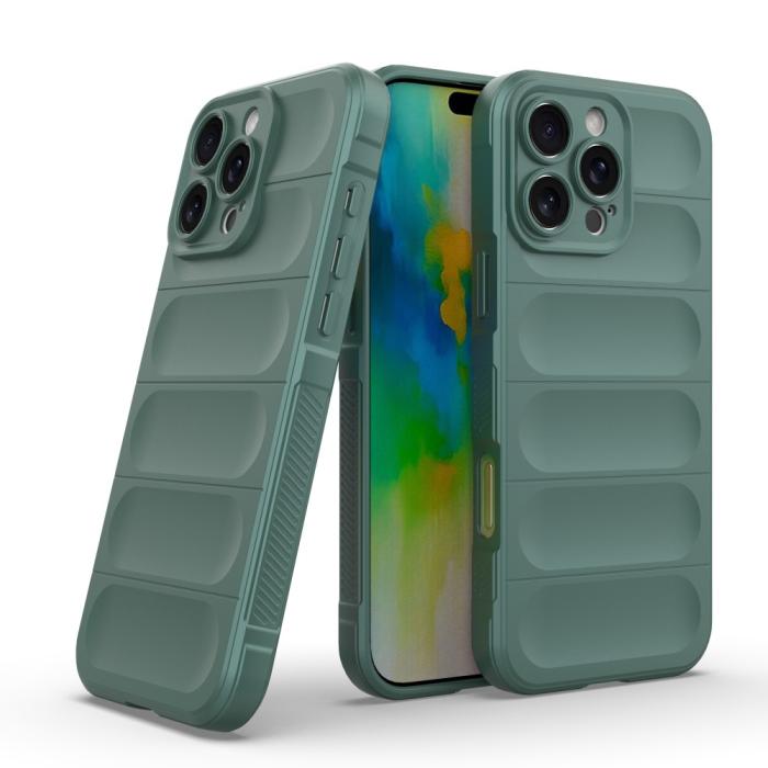 Bild 2, iPhone 16 Pro Skal Magic Shield Grön