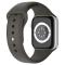 Apple Watch 38/40/41 mm Silikon Armband (M/L) Mörk Brun