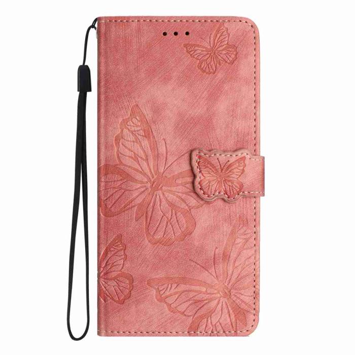 Bild 3, OnePlus 15 Fodral Med Fjäril Tryck Rosa