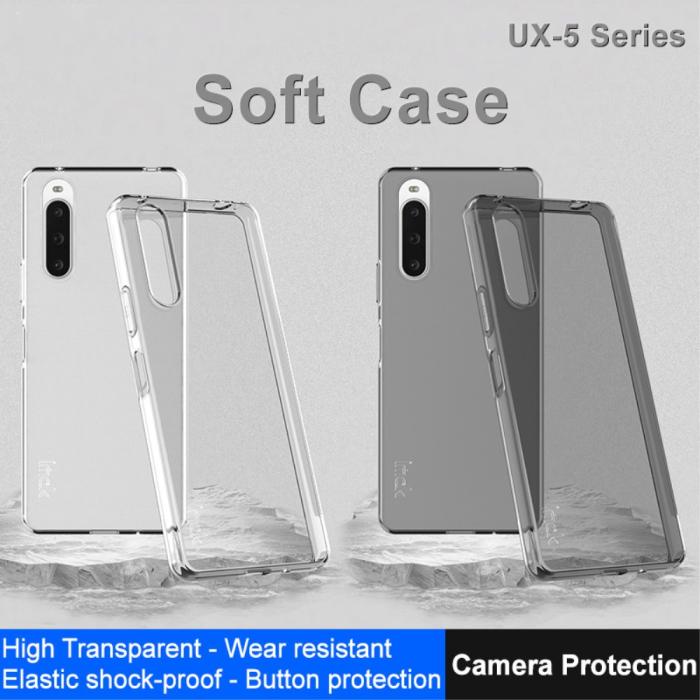 Bild 6, IMAK Sony Xperia 10 V Skal TPU Tonad Svart