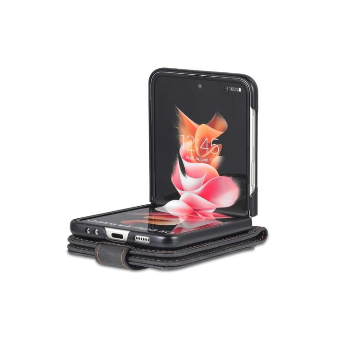 Bild 5, AZNS Galaxy Z Flip 3 Fodral Skin Touch Svart