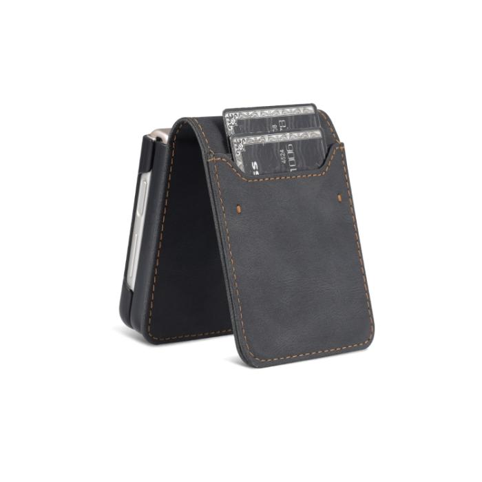 Bild 6, AZNS Galaxy Z Flip 3 Fodral Skin Touch Svart