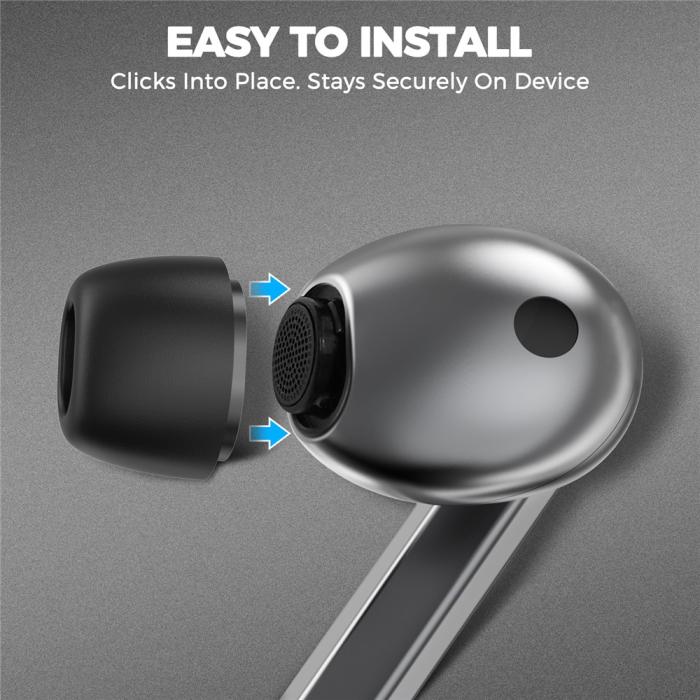 Bild 5, AHASTYLE 3-PACK Öronpluggar För Galaxy Buds 3 Pro Svart