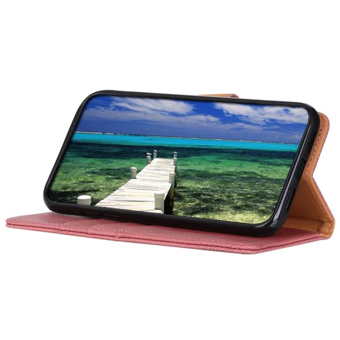 Bild 3, KHAZNEH Samsung Galaxy S24 FE Fodral Läder Rosa