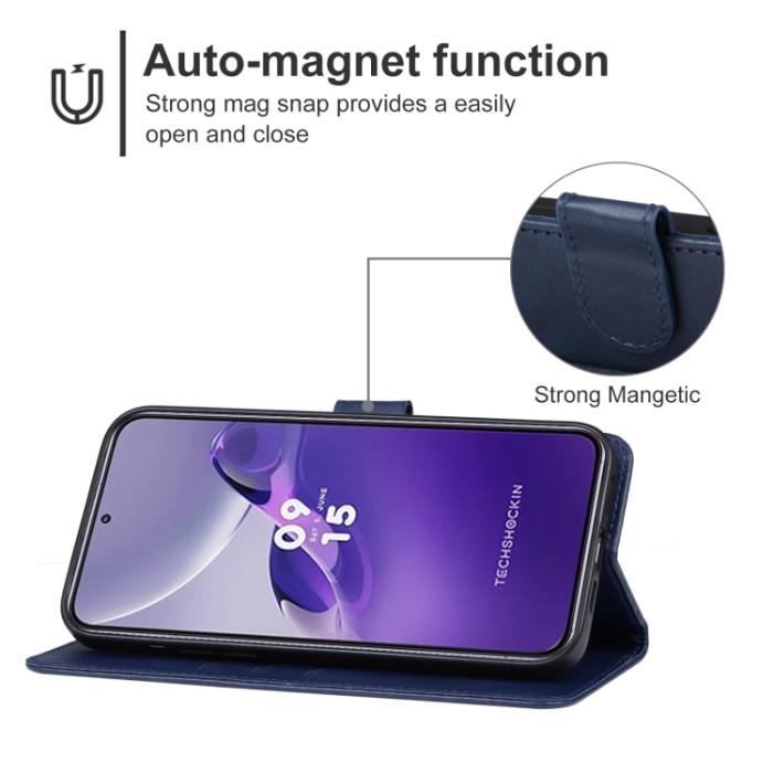 Bild 4, Samsung Galaxy A24 5G Fodral Läder Blå