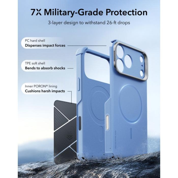 Bild 3, ESR iPhone 18 Pro Max/17 Pro Max Skal MagSafe Cyber Tough Kickstand