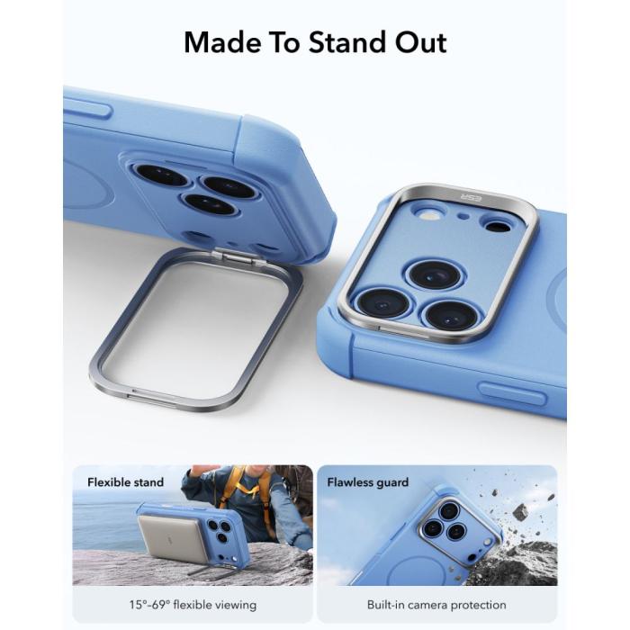 Bild 4, ESR iPhone 18 Pro Max/17 Pro Max Skal MagSafe Cyber Tough Kickstand