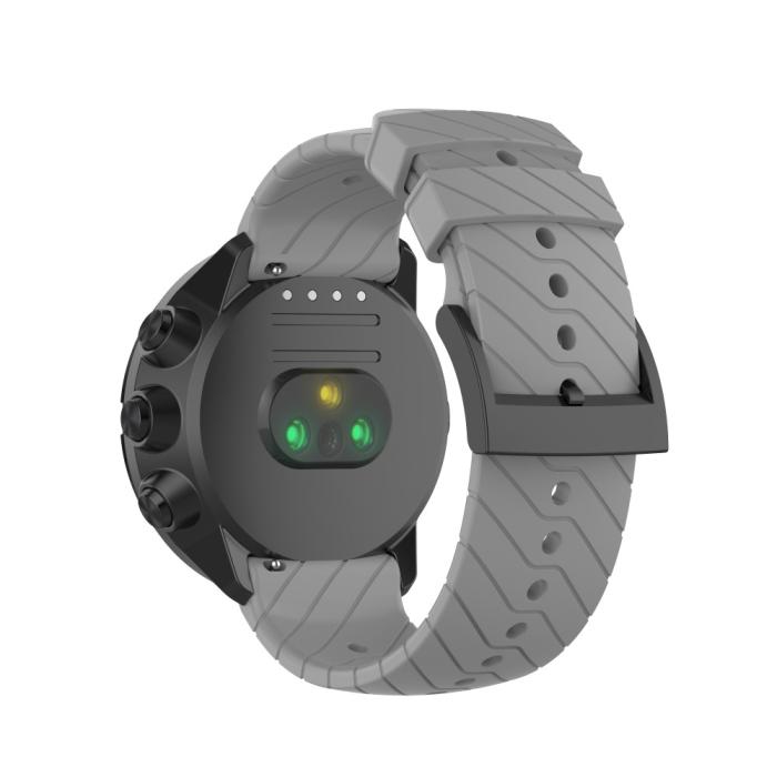 Bild 2, Silikon Armband (24mm) Grå