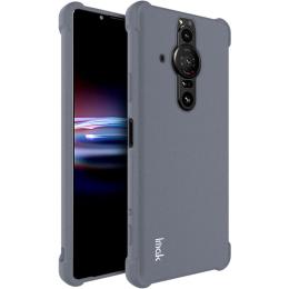 IMAK Sony Xperia Pro-I Skal Shockproof TPU + Skärmskydd Matt Grå