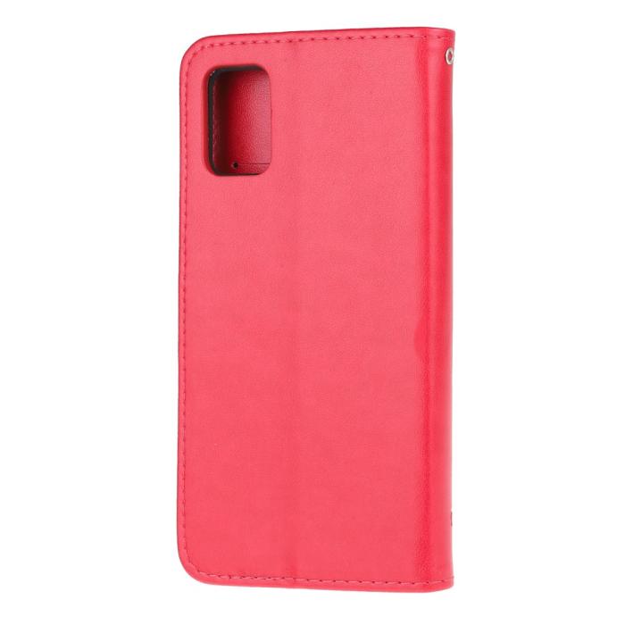 Bild 3, Samsung Galaxy A52 / A52s - Fodral Med Tryck - Röd