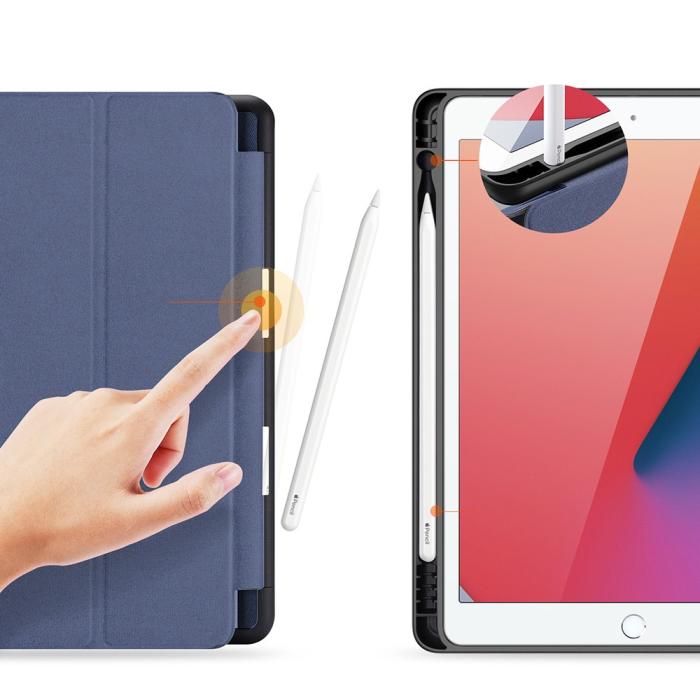 Bild 3, DUX DUCIS iPad 10.2 2019/2020/2021 Fodral DOMO Tri-Fold Blå