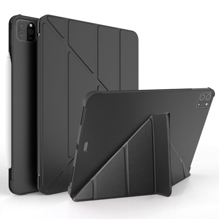 Bild 2, iPad Pro 11 (2018/2020/2021) - Tri-Fold Fodral Med Pennhållare - Svart