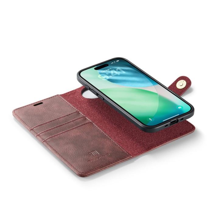 Bild 5, DG.MING iPhone Air 2in1 Magnet Fodral / Skal Röd