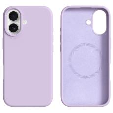 iPhone 17 Skal MagSafe Liquid Silikon Lila