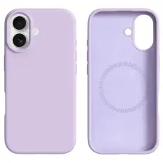 iPhone 17 Skal MagSafe Liquid Silikon Lila