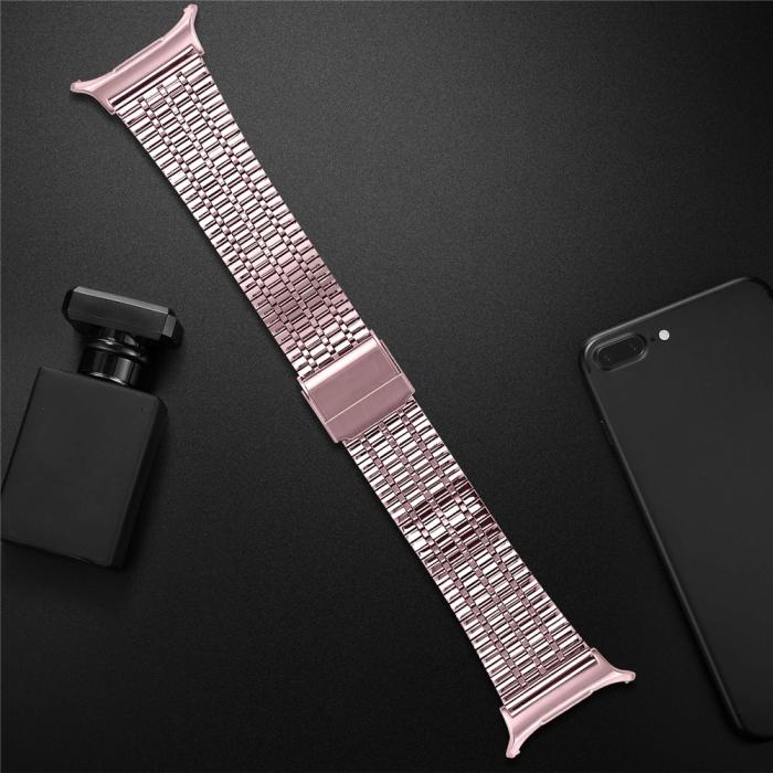 Bild 4, Galaxy Watch 8 46/44/40 mm Armband Rostfritt Stål Rosa