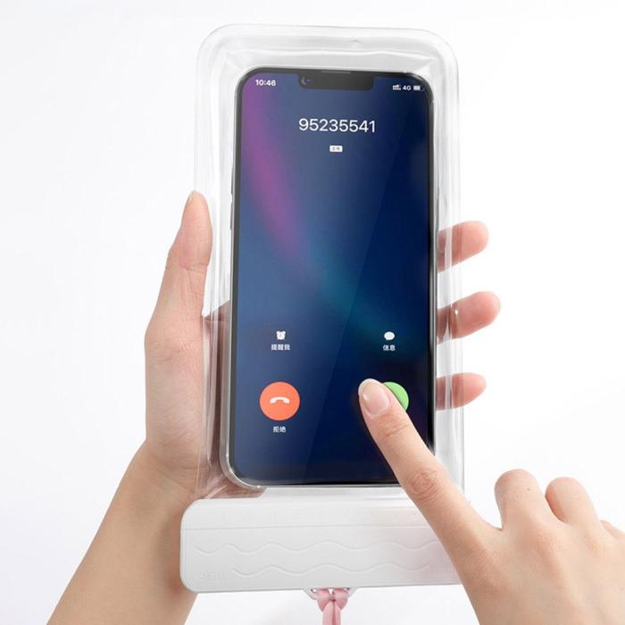 Bild 5, Vattentät telefonväska IPX8 Med Rem För 7.2 tums Telefon Lila