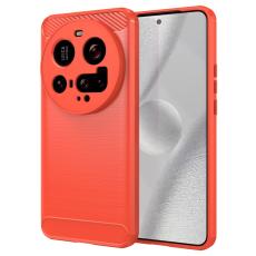 Xiaomi 15 Ultra Skal Borstad St&aring;l Textur R&ouml;d