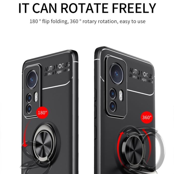 Bild 4, Xiaomi 12 Skal Ring Svart/Röd