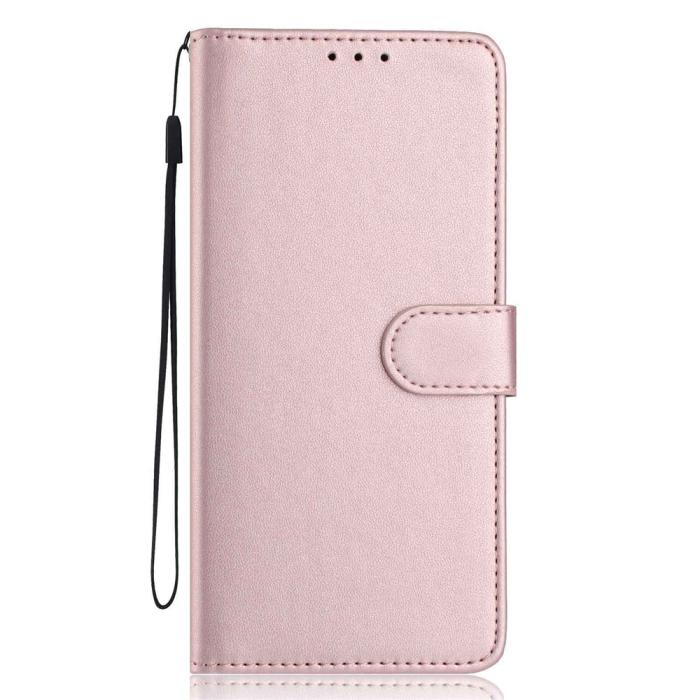 Bild 6, Honor 400 Lite Plånboksfodral Läder Roséguld