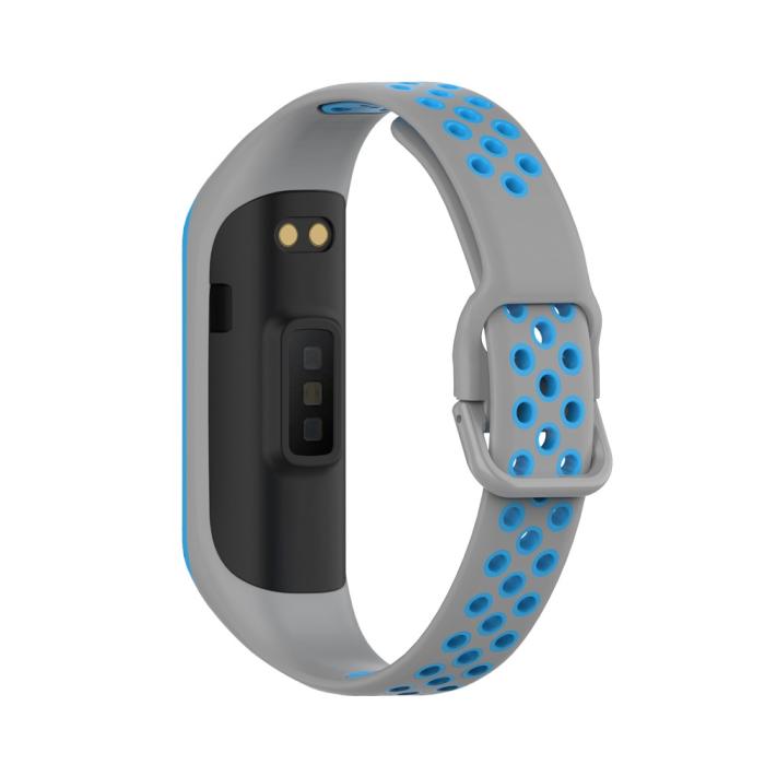 Bild 2, Samsung Galaxy Fit 2 SM-R220 Armband Ihåligt Silikon Grå/Blå