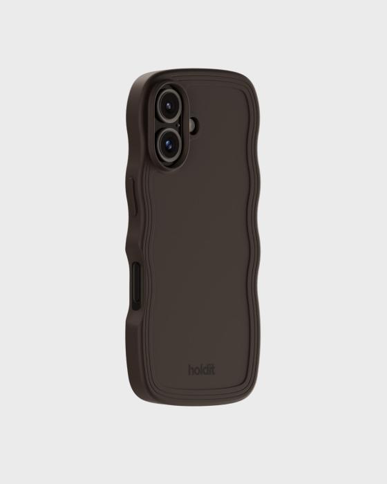Bild 2, holdit iPhone 16 Skal Wavy Chocolate