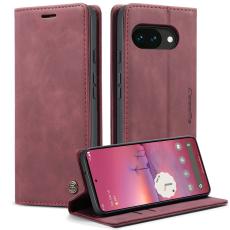 CASEME Google Pixel 10a Fodral Flip Retro L&auml;der R&ouml;d