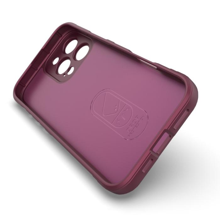 Bild 3, iPhone 16 Pro Skal Magic Shield Vinröd