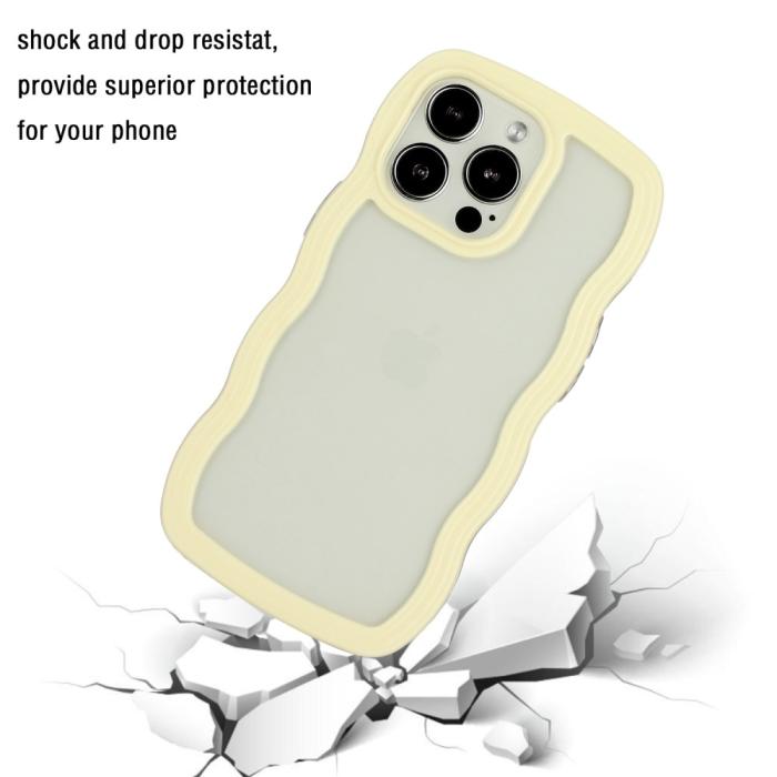 Bild 2, iPhone 16 Pro Skal Wavy Hybrid Gul