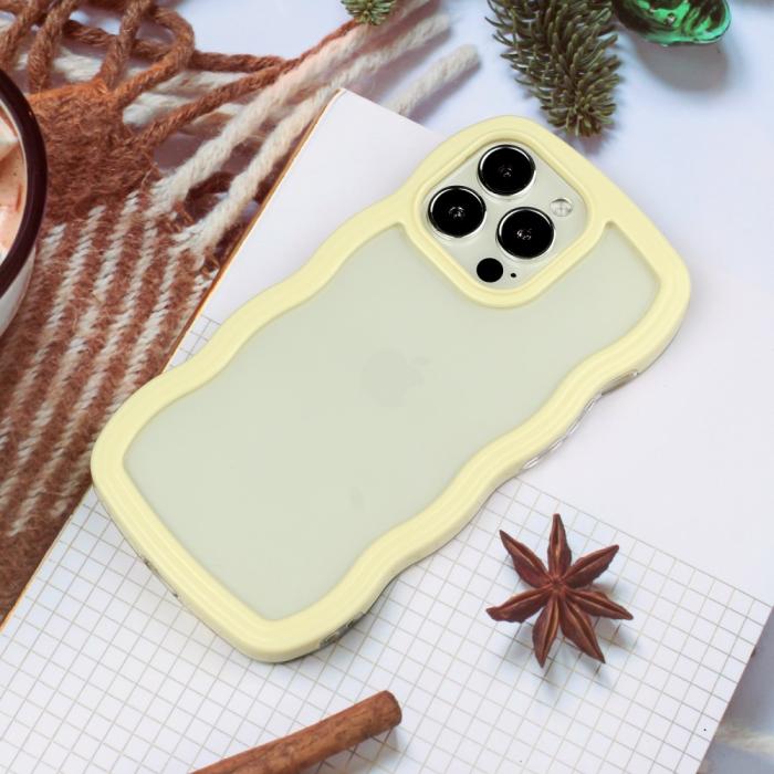 Bild 3, iPhone 16 Pro Skal Wavy Hybrid Gul