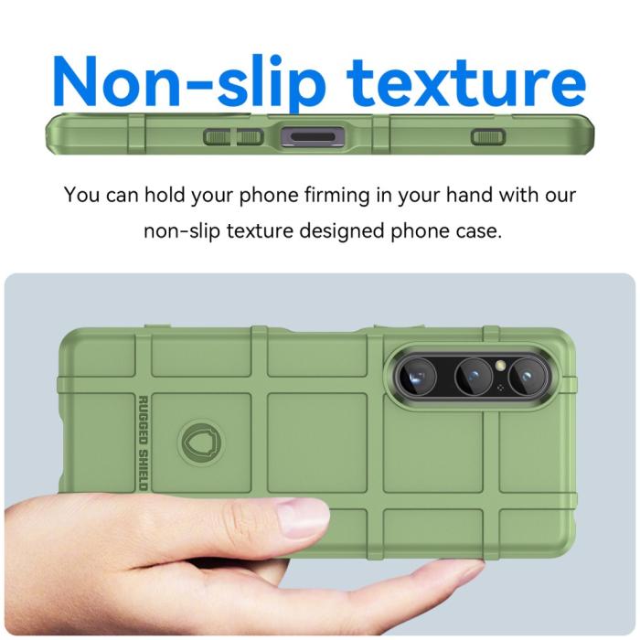 Bild 4, Sony Xperia 1 V Skal TPU Robust Grön