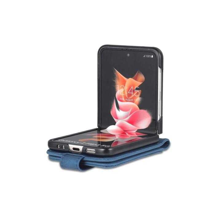 Bild 5, AZNS Galaxy Z Flip 3 Fodral Skin Touch Blå