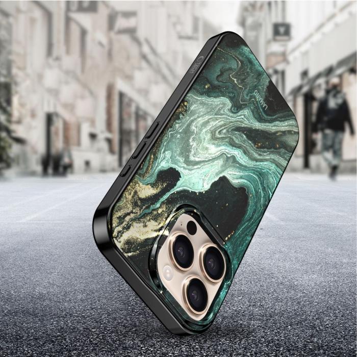 Bild 3, Tech-Protect iPhone 16 Pro Skal MagSafe Lamano Verde Aura