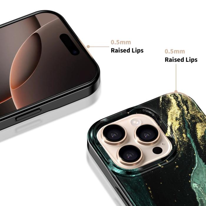 Bild 5, Tech-Protect iPhone 16 Pro Skal MagSafe Lamano Verde Aura