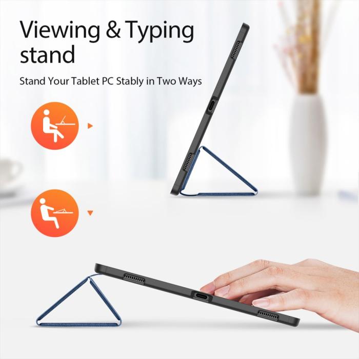 Bild 4, DUX DUCIS Galaxy Tab S9 Ultra DOMO Fodral Tri-Fold Blå