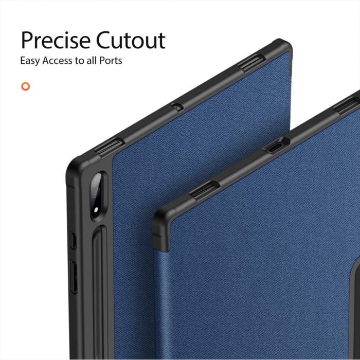 Bild 6, DUX DUCIS Galaxy Tab S9 Ultra DOMO Fodral Tri-Fold Blå