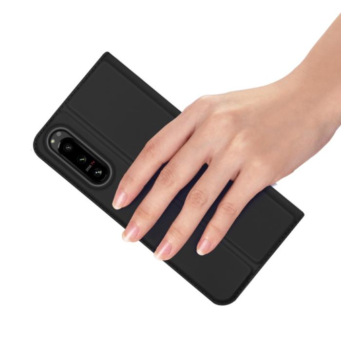 Bild 5, DUX DUCIS Sony Xperia 5 IV Fodral Skin Pro Svart