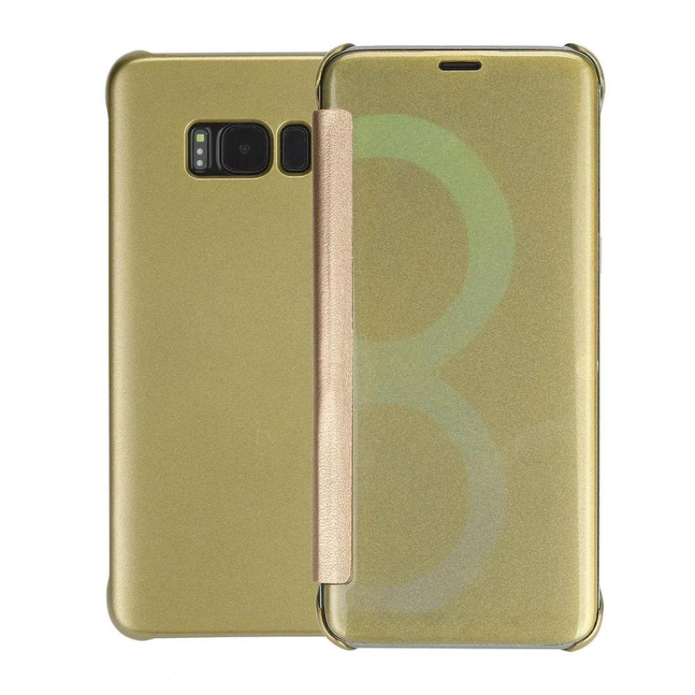 Samsung S8 Plus - Flipfodral Clear View - Guld