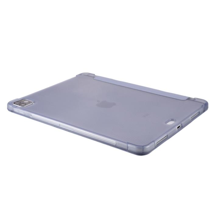Bild 4, iPad Pro 11 (2018/2020/2021) - Tri-Fold Läder Fodral Pennhållare - Lila