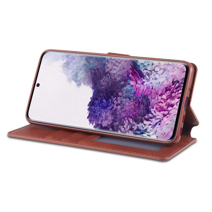 Bild 4, Samsung Galaxy Note 20 - AZNS Plånboksfodral - Brun