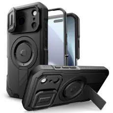 Tech-Protect iPhone 17 Pro Skal MagSafe Kevlar Svart